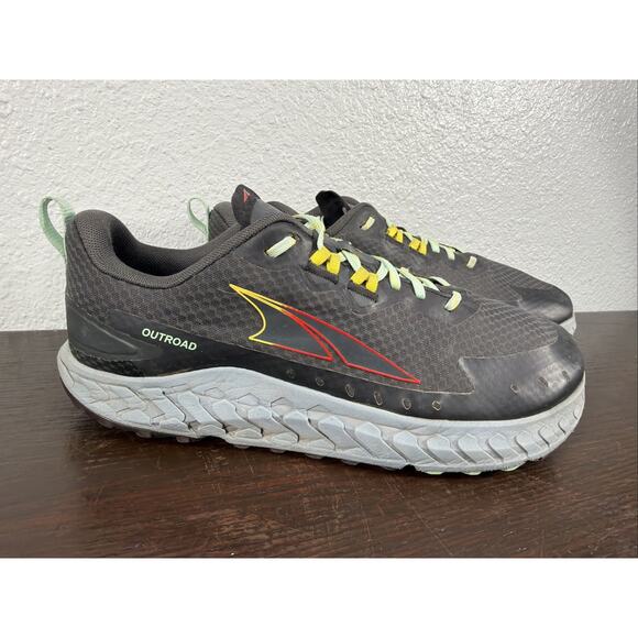 Altra Men\'s Outroad Ego Dark Grey Red Trail Running Shoes Size 11 AL0A7R6N241 main image 9